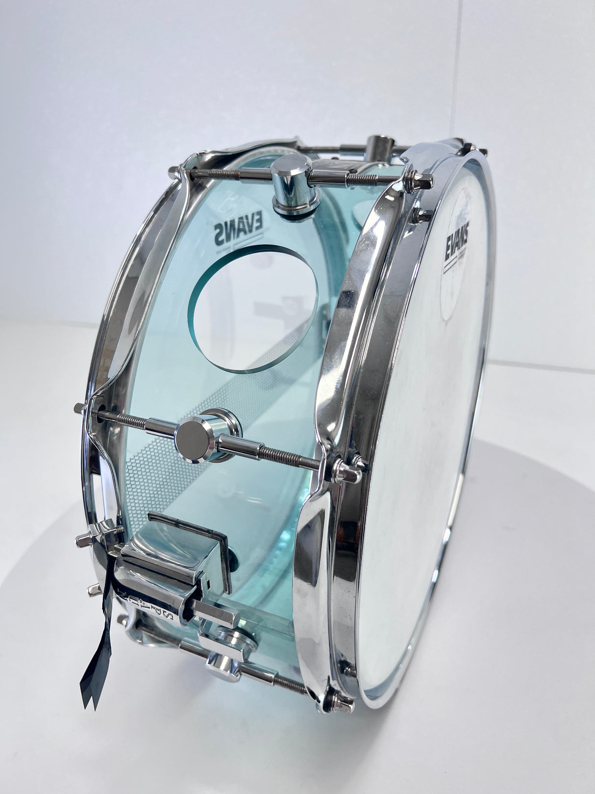 Used Spaun Acrylic "Coke Bottle" Snare 5.5" x 13"
