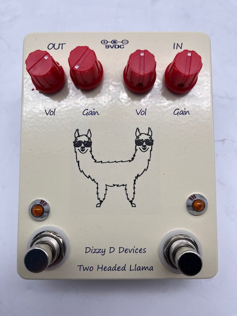 Used Dizzy D Devices Two Headed Llama Overdrive Pedal -