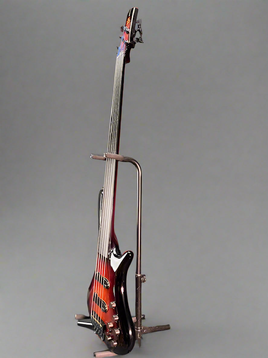 Used Jerzy Drozd Custom 5 String Fretless Bass - Red Burst (AVAIL 05.14.25)