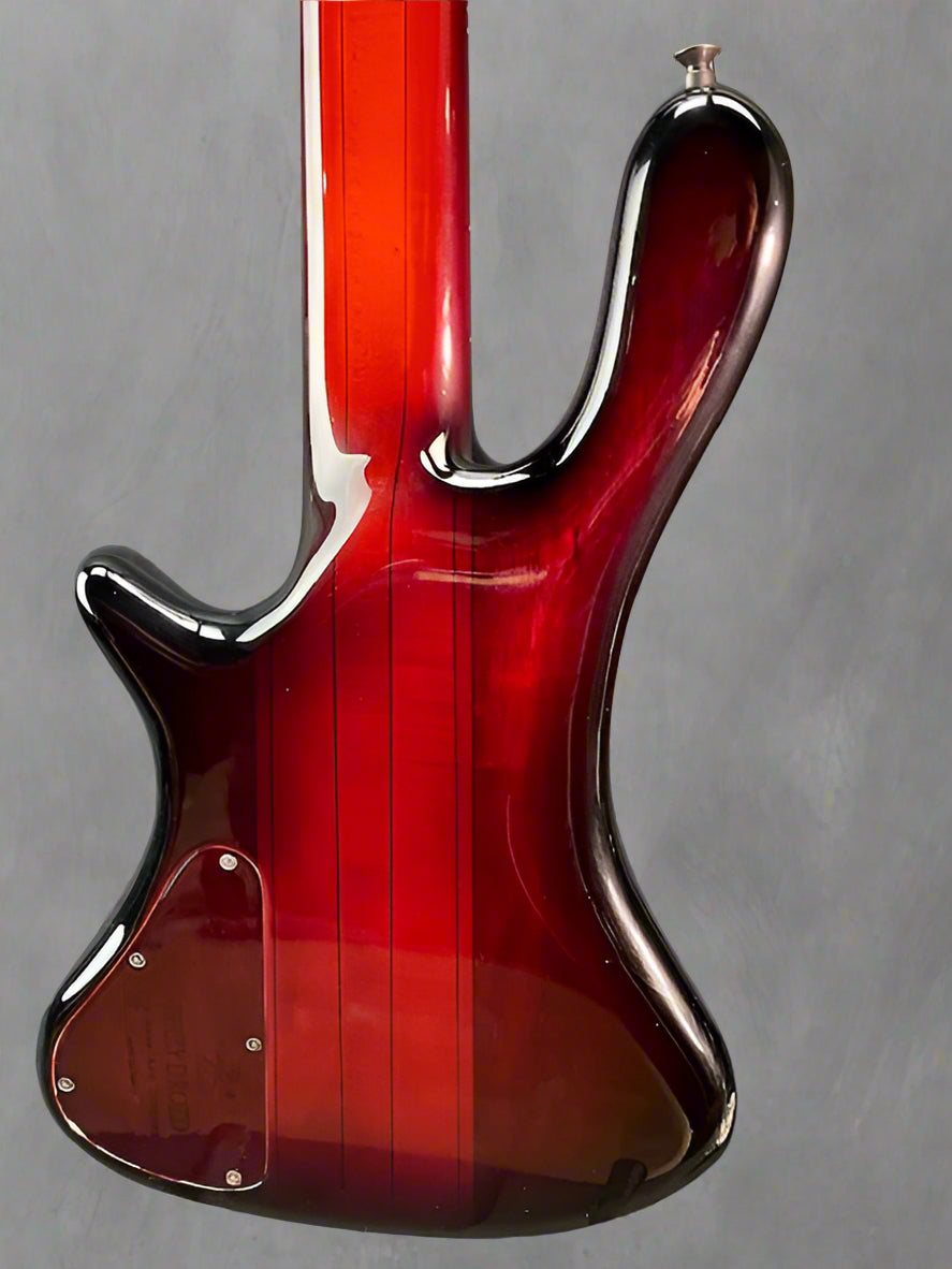 Used Jerzy Drozd Custom 5 String Fretless Bass - Red Burst (AVAIL 05.14.25)