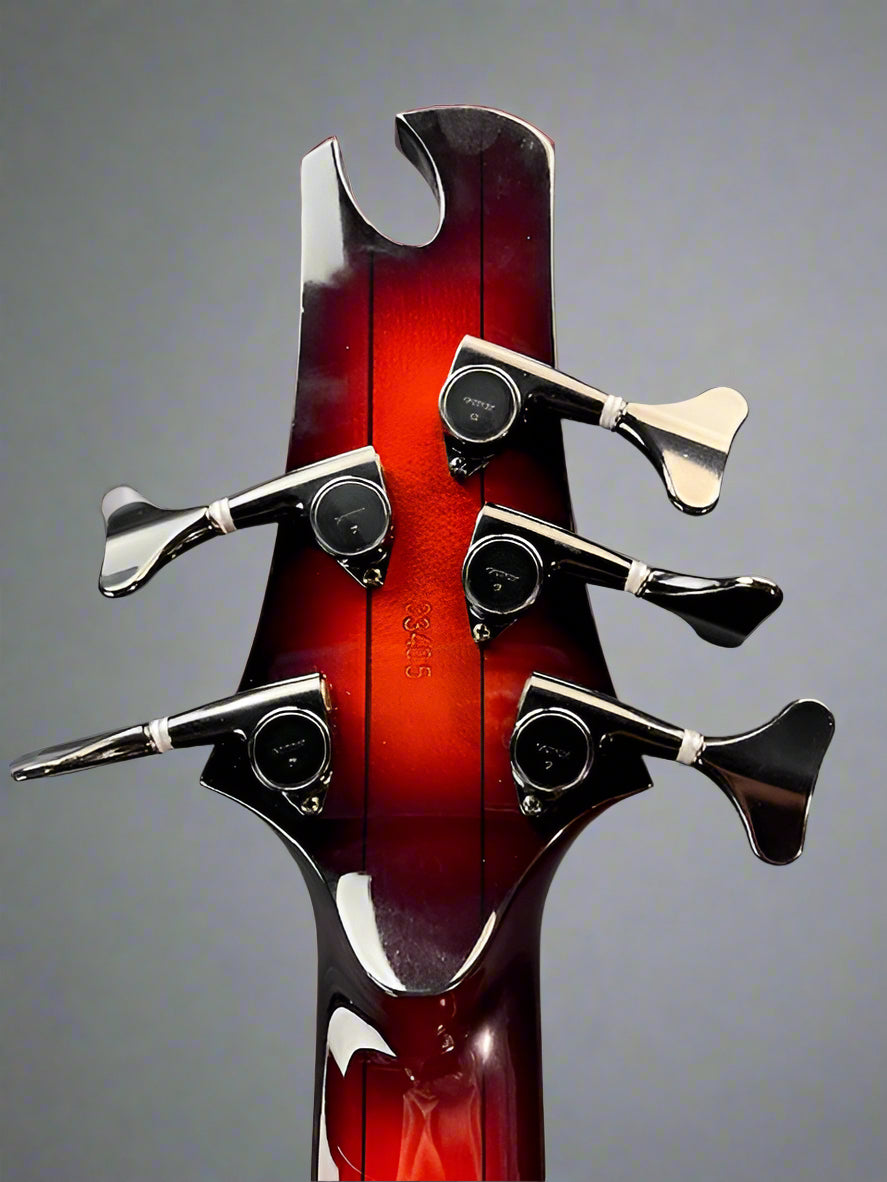 Used Jerzy Drozd Custom 5 String Fretless Bass - Red Burst (AVAIL 05.14.25)