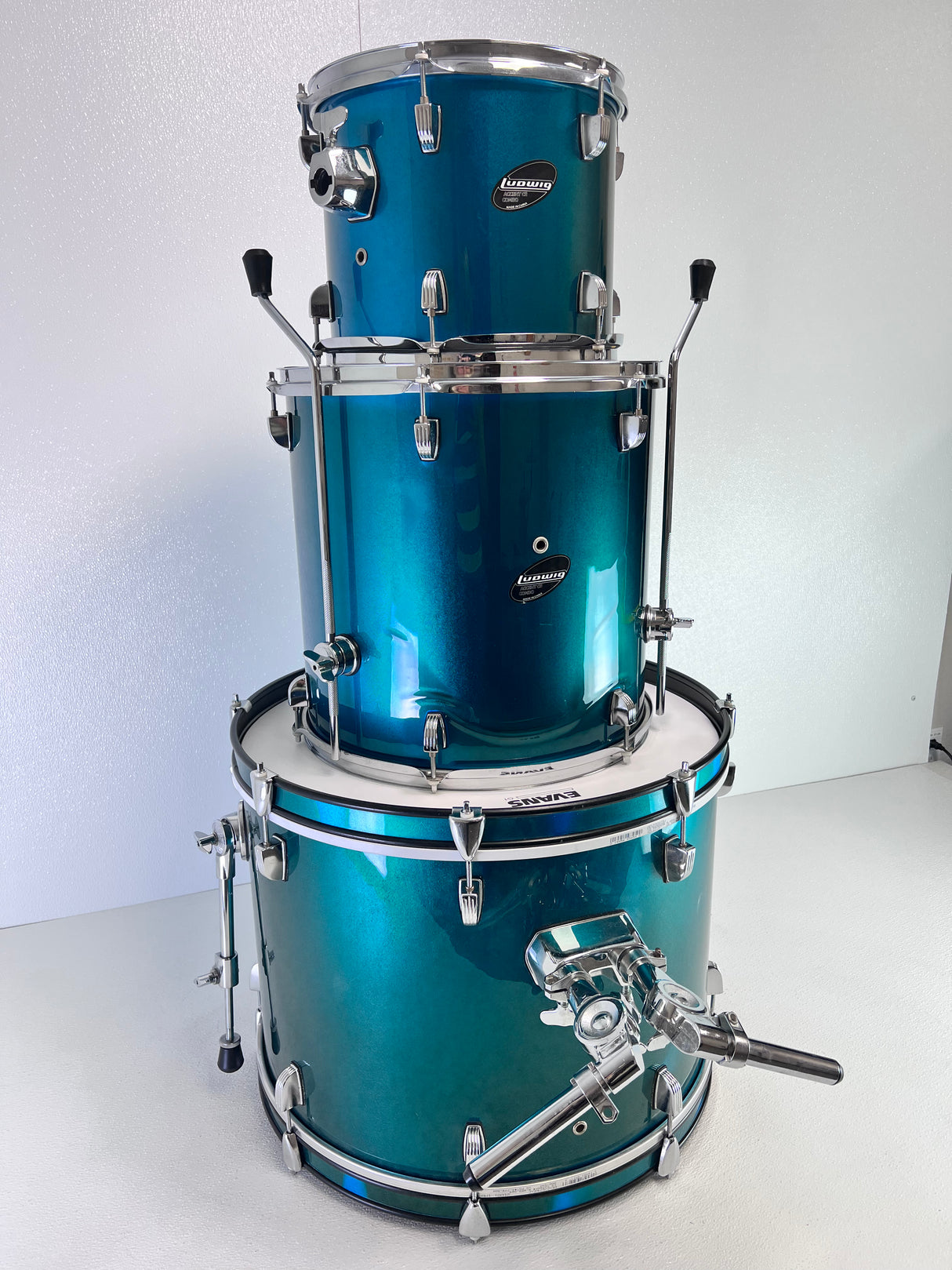 Used Ludwig Accent CS Combo 3pc Kit- 12', 16 & 22"