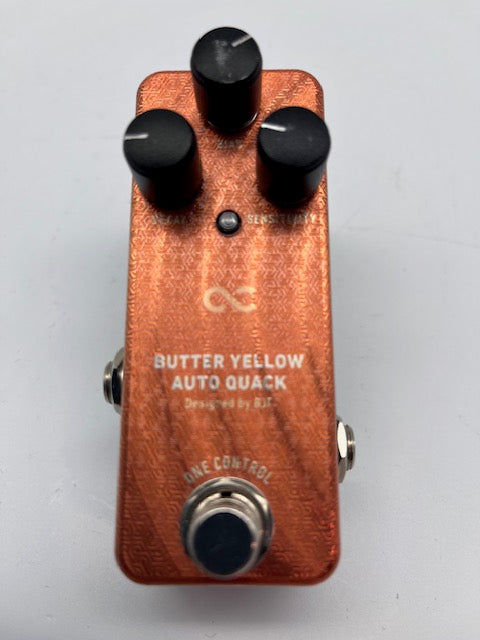 Used One Control Butter Yellow Auto Quack Effect Pedal