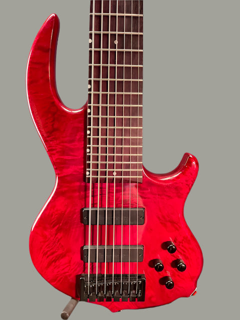 Used Conklin GT7 7-String Bass - Wine Red (With Case)