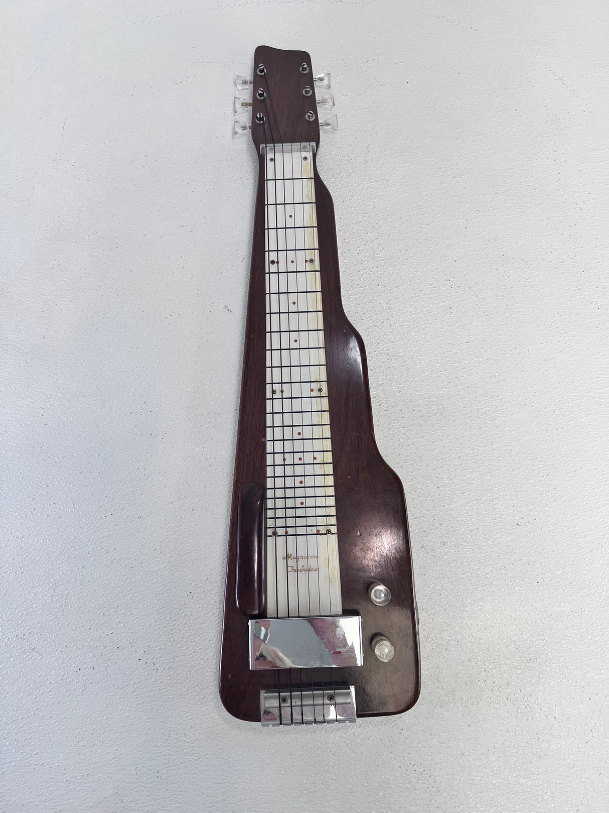 Used Magnatone Troubadour Lap Steel Blue w/Original Case