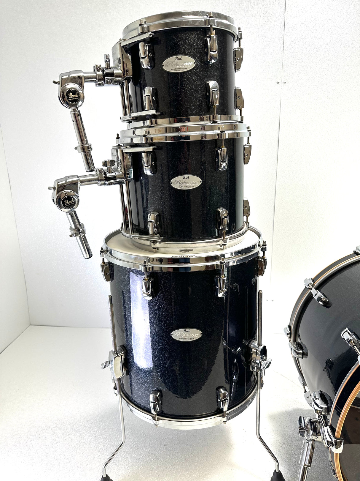 Used Pearl Reference Music City Custom 4pc Drum Kit