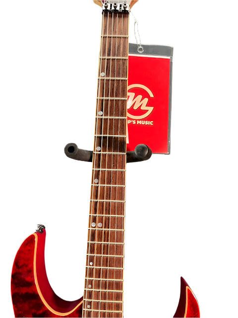 Used Ibanez RG G200 M2 Electric Guitar - Red Quilt