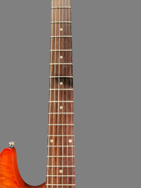 Used Ibanez SA160FM SA Series 100 Electric Guitar - Quilted Maple Honeyburst