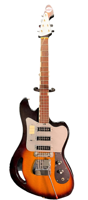Used Teisco TG-64 Del Rey Electric Guitar - Sunburst