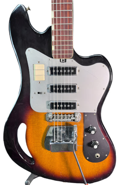 Used Teisco TG-64 Del Rey Electric Guitar - Sunburst