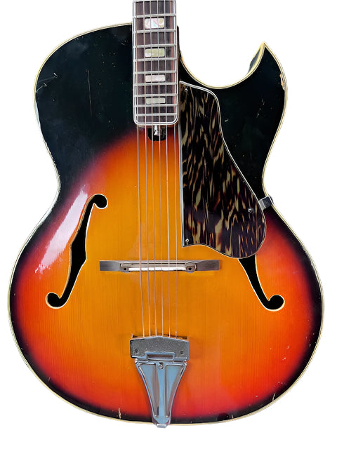 Used Kawai Jazz Box Arch Top Acoustic Guitar