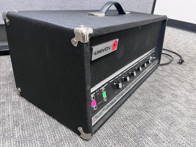 Used Univox 1051200 watt Bass- Head w/2 2X12 Cabinet