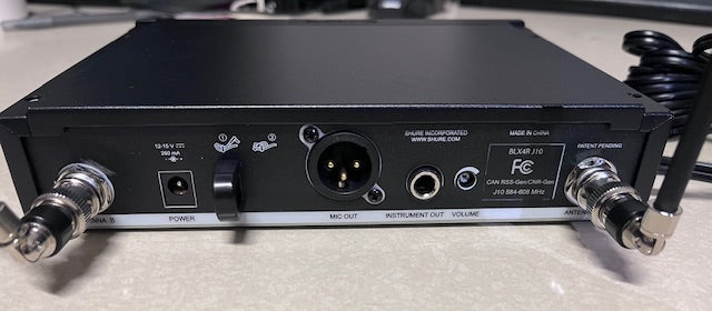 Used Shure BLX14R/W93 Wireless Microphone System