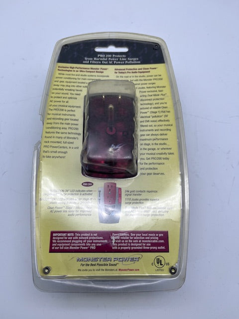 Monster Cable PowerCenter MP PRO 200 2-Outlets Surge Suppressor
