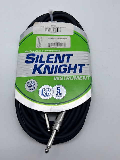 ProCo Evolution Studio/Stage Silent Straight - Straight Instrument Cable 20 ft.