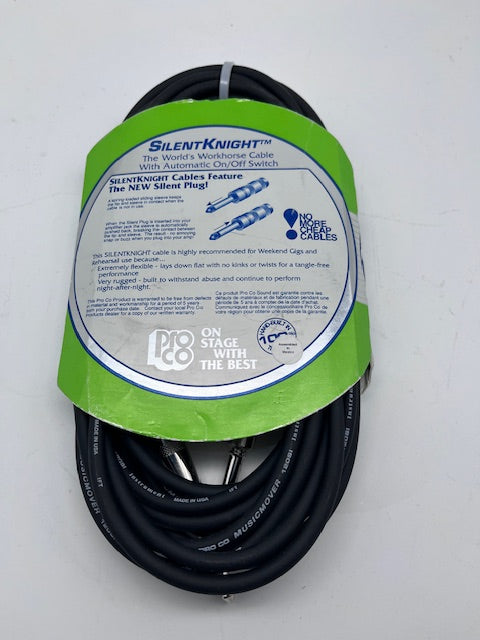 ProCo Evolution Studio/Stage Silent Straight - Straight Instrument Cable 20 ft.