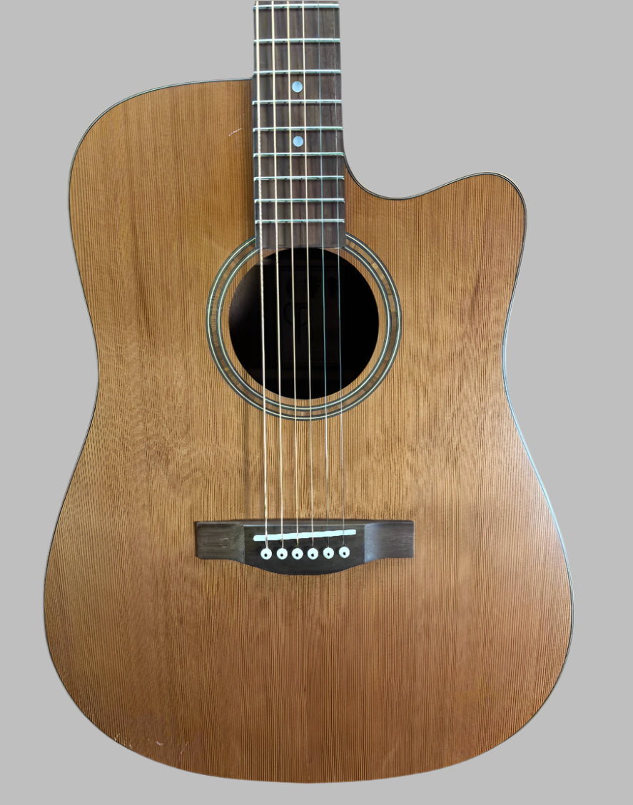 USED Teton STS105CENT Cedar Top Acoustic Electric Guitar