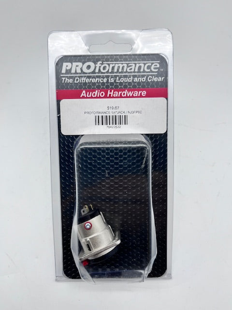 Proformance 1/4" Jack