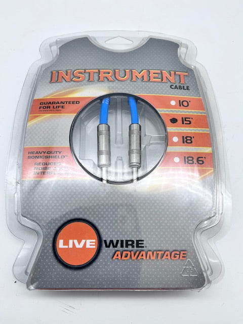 Live Wire Advantage Instrument Cable 15ft