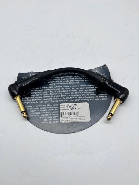 Proformance 6" Premium RA-RA Instrument Cable