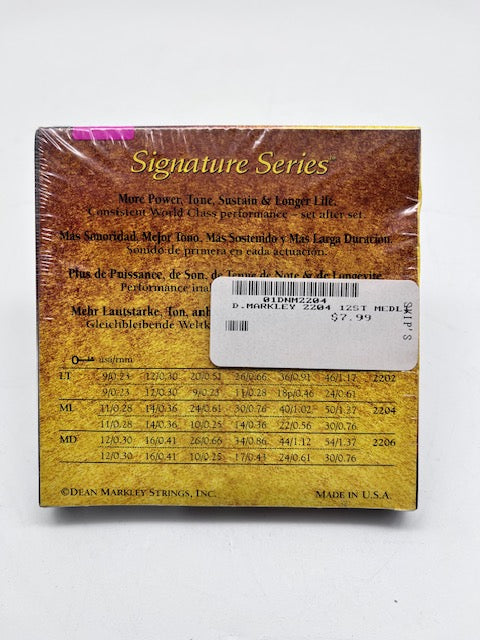 Dean Markley Vintage Bronze Signature Series 12 String Acoustic Strings ML-12 11-50