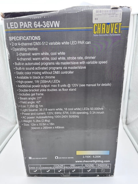 Chauvet LED PAR 64-36VW