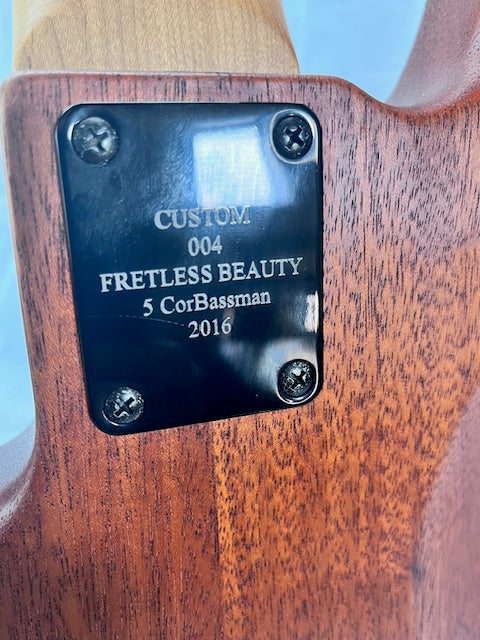 Used Corbassman Custom Fretless