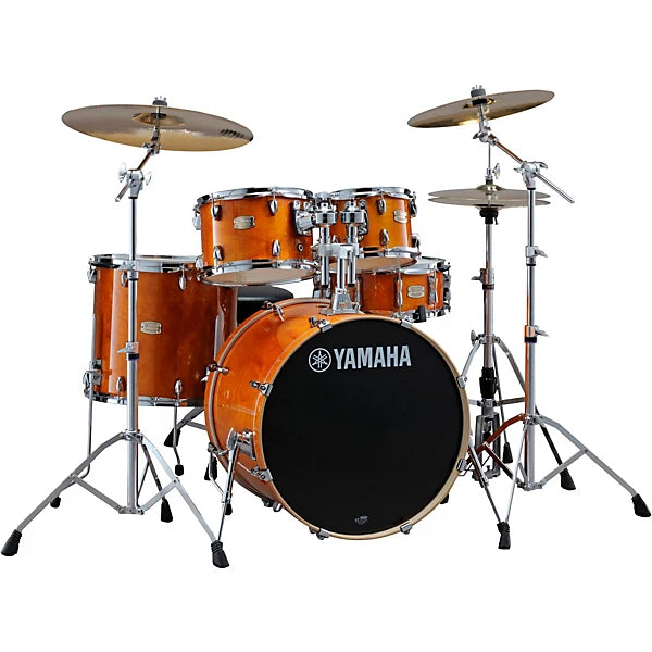 Yamaha Stage Custom Birch 5-Piece Shell Pack With 20" Bass Drum Honey Amber