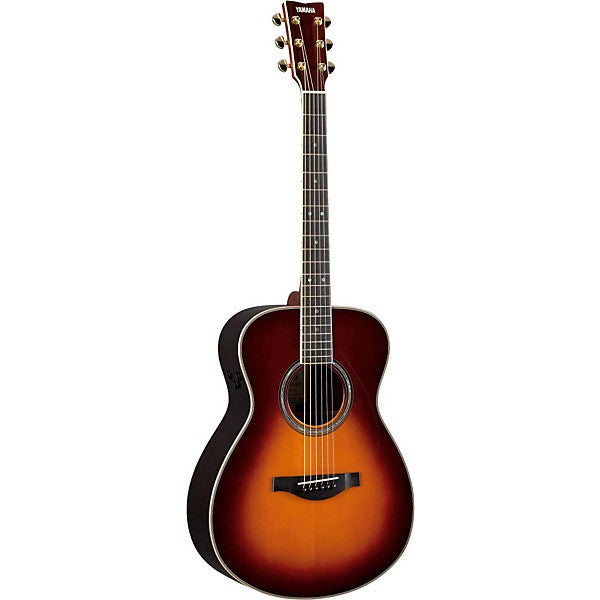 Yamaha LS TransAcoustic Jumbo Concert Acoustic-Electric Guitar Brown Sunburst