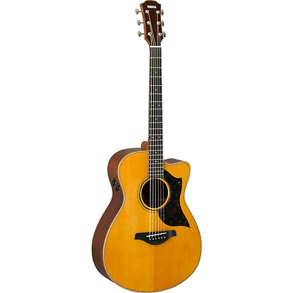 Yamaha A-Series AC5R Cutaway Concert Acoustic-Electric Guitar Vintage Natural