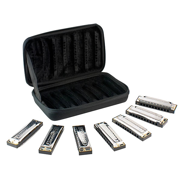 Hohner Blues Band 7 Piece Harmonica Set