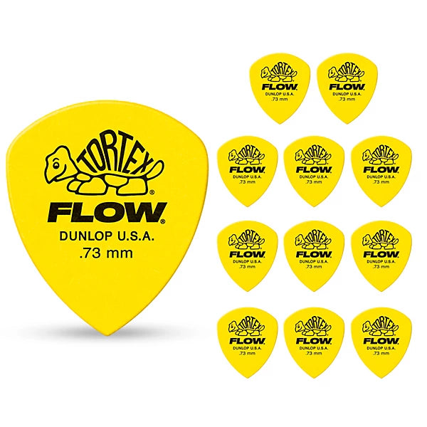 Dunlop Tortex Flow .73mm Guitar Picks 12-Pack