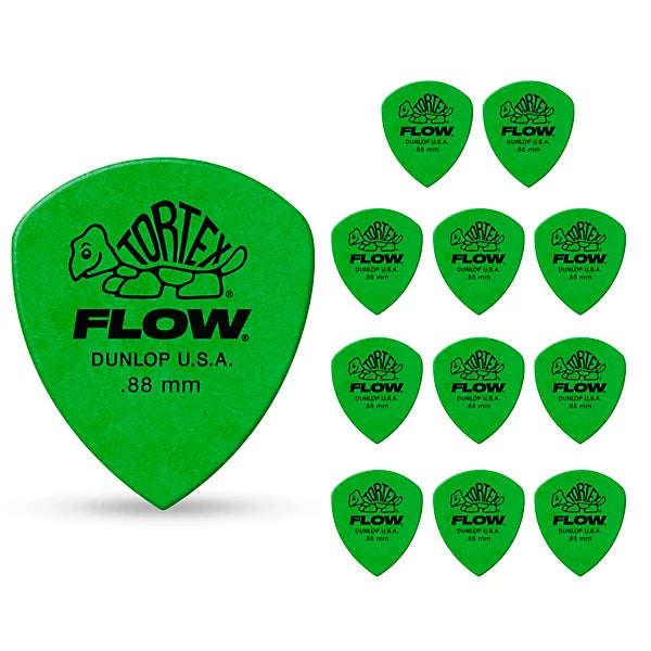 Dunlop Tortex Flow .88mm Guitar Picks 12-Pack