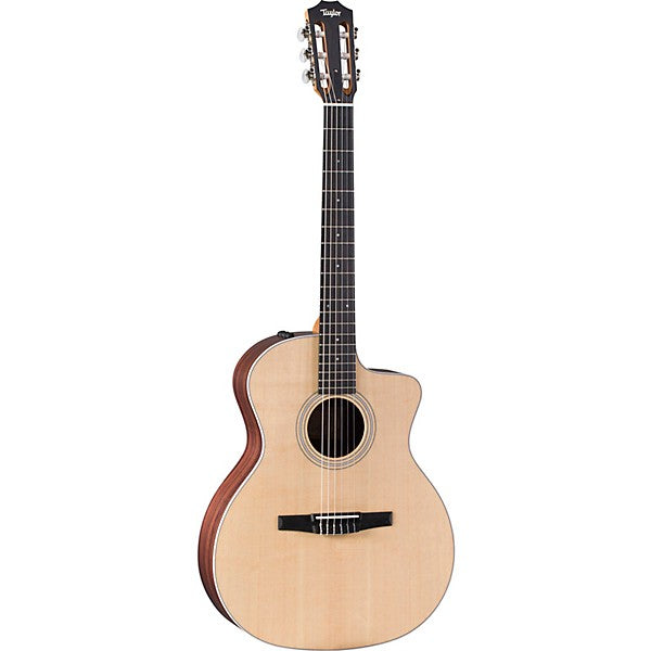 Taylor 214ce-N Grand Auditorium Nylon-String Acoustic-Electric Guitar (Floor Stock Slight Wear)