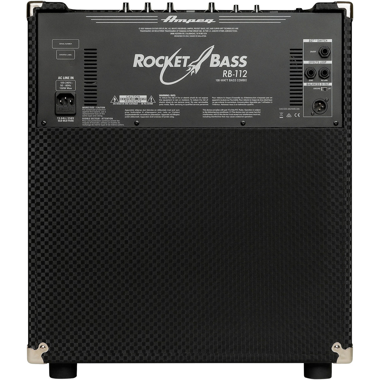 Ampeg RB-112 Rocket Bass 100 Watt 1x12 Bass Combo Amplifier