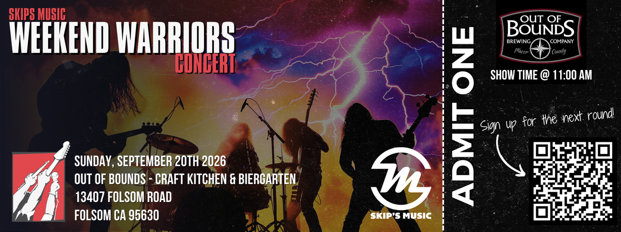 Weekend Warrior Concert Tickets