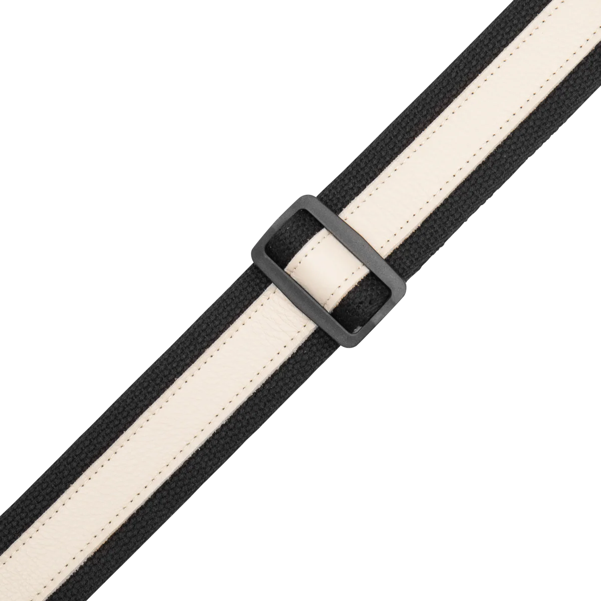 Levy 2-inch Cotton Combo Guitar Strap - Black Creme