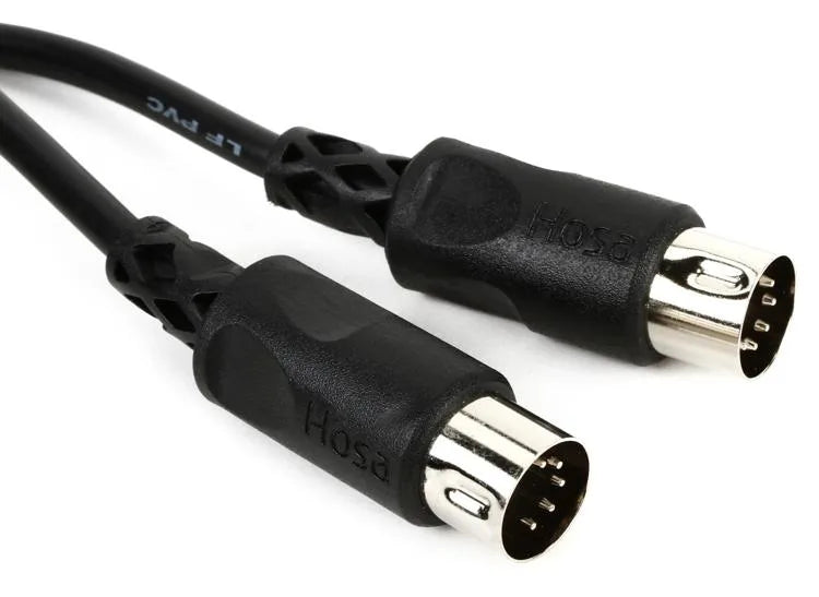 Hosa MID-310BK MIDI Cable - 10 foot Black