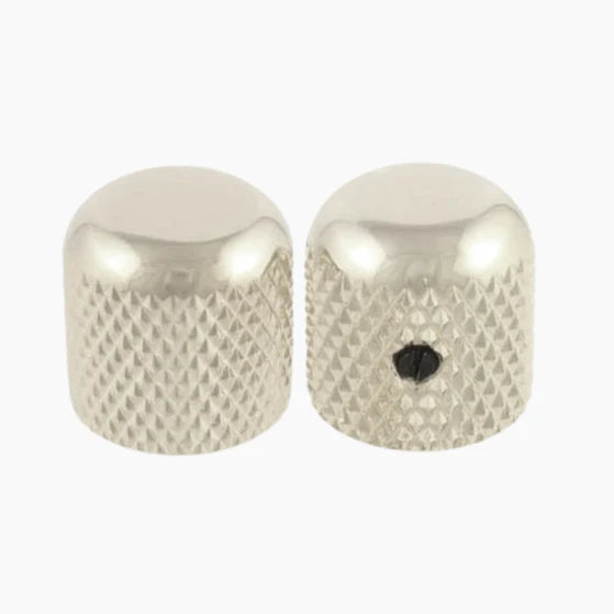 Allparts Nickel Metal Dome Knobs