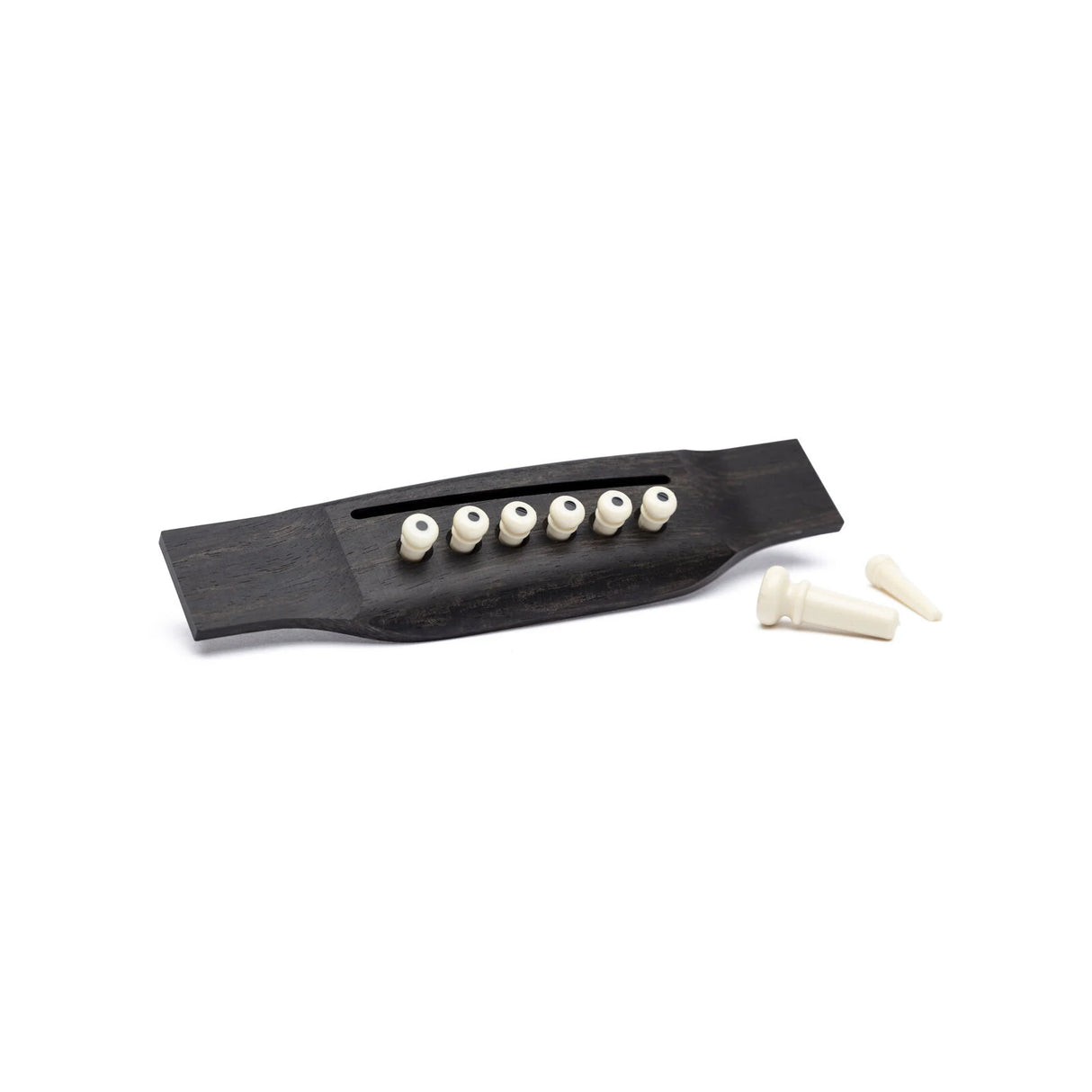 Martin Inlaid Bridge & Endpins - White/Black