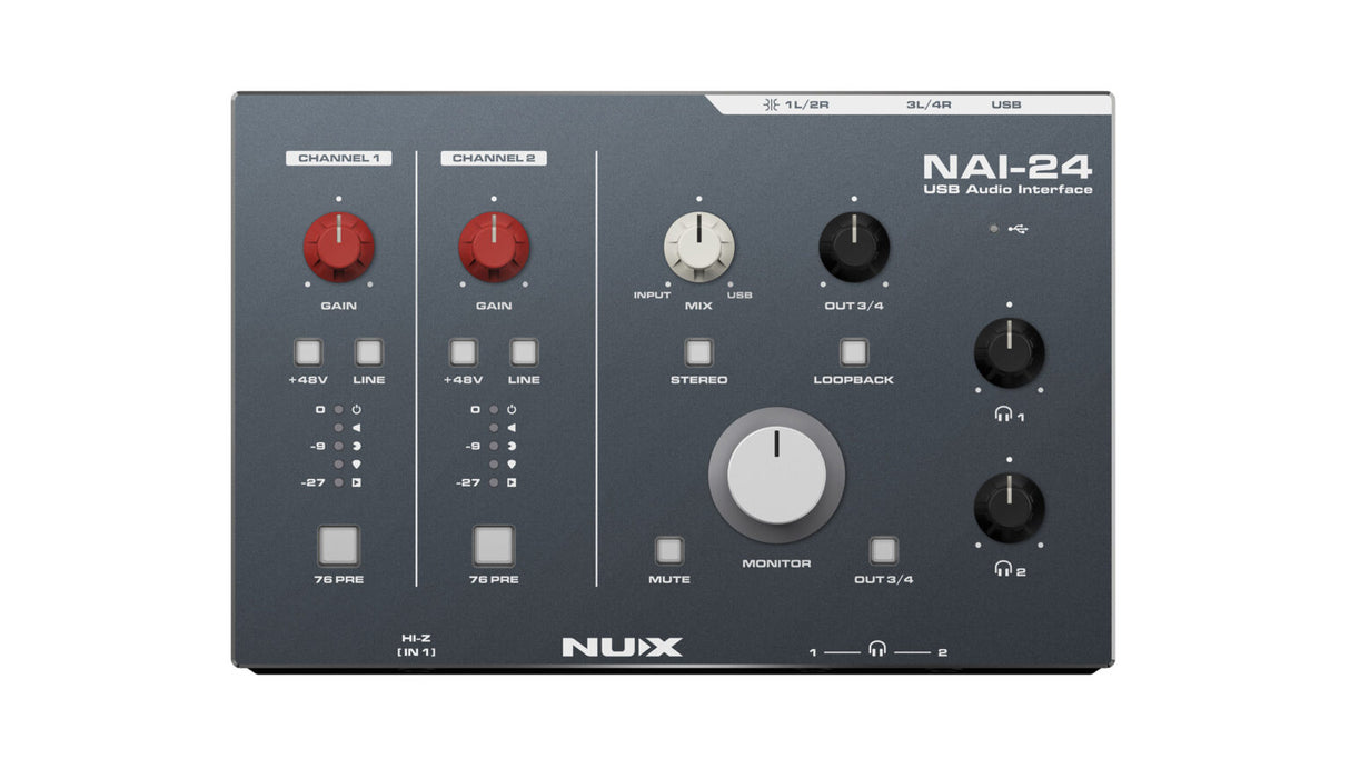 NU>X NAI-24 USB Audio Interface
