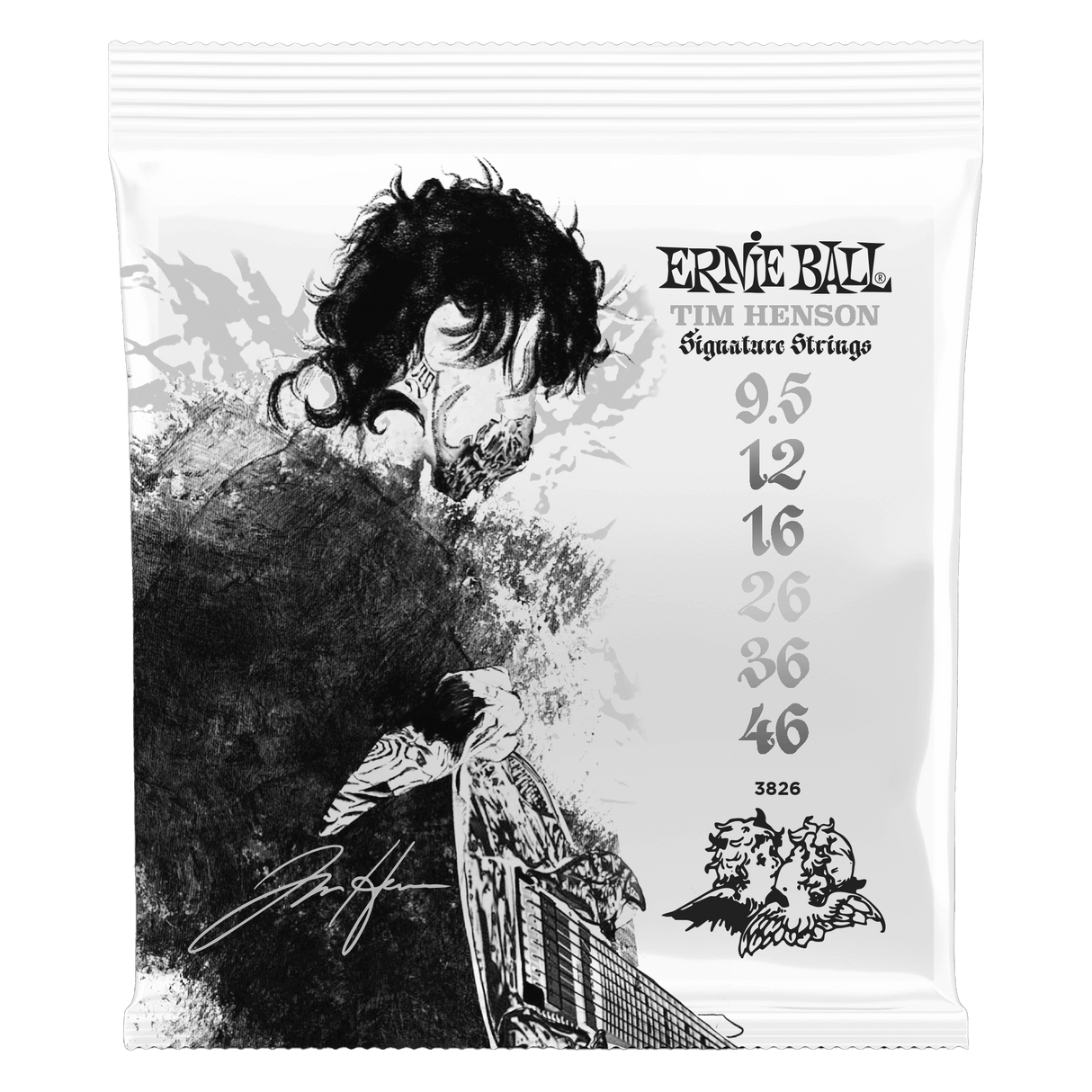 Ernie Ball Tim Henson Signature Electric Guitar Strings - 9.5-46 Gauge