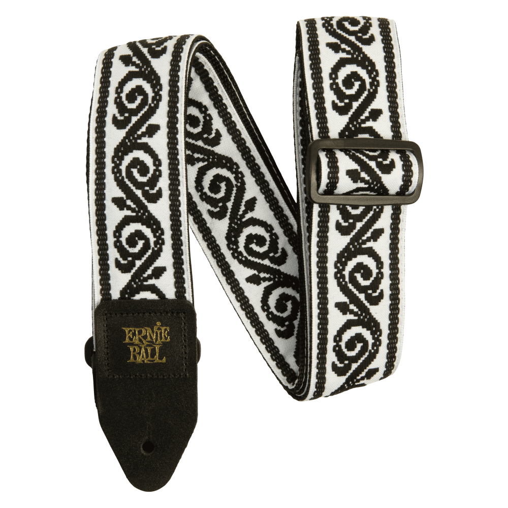 Ernie Ball Classic Jacquard Strap - Black Vine
