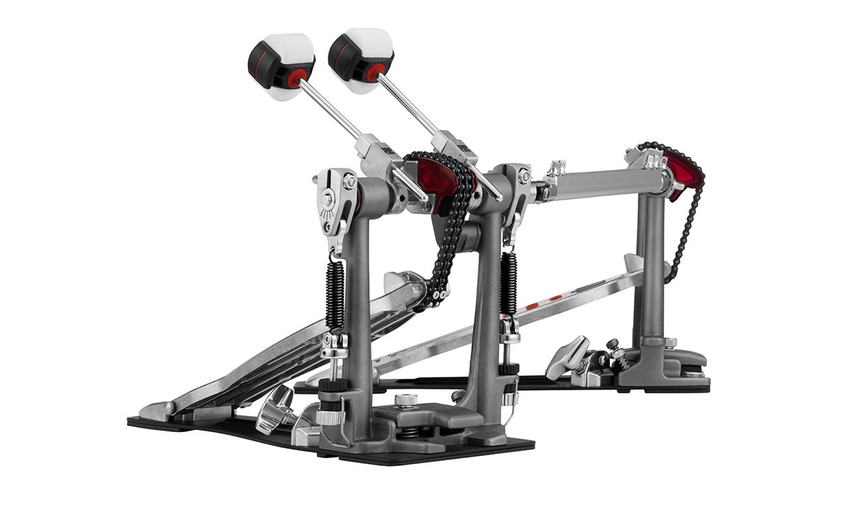 Pearl Eliminator Redline Chain Drive Double Pedal w/ Case