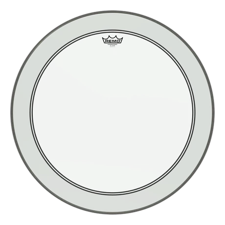 Remo Bass, Powerstroke 3 Clear 24" 2-1/2" Impact Patch