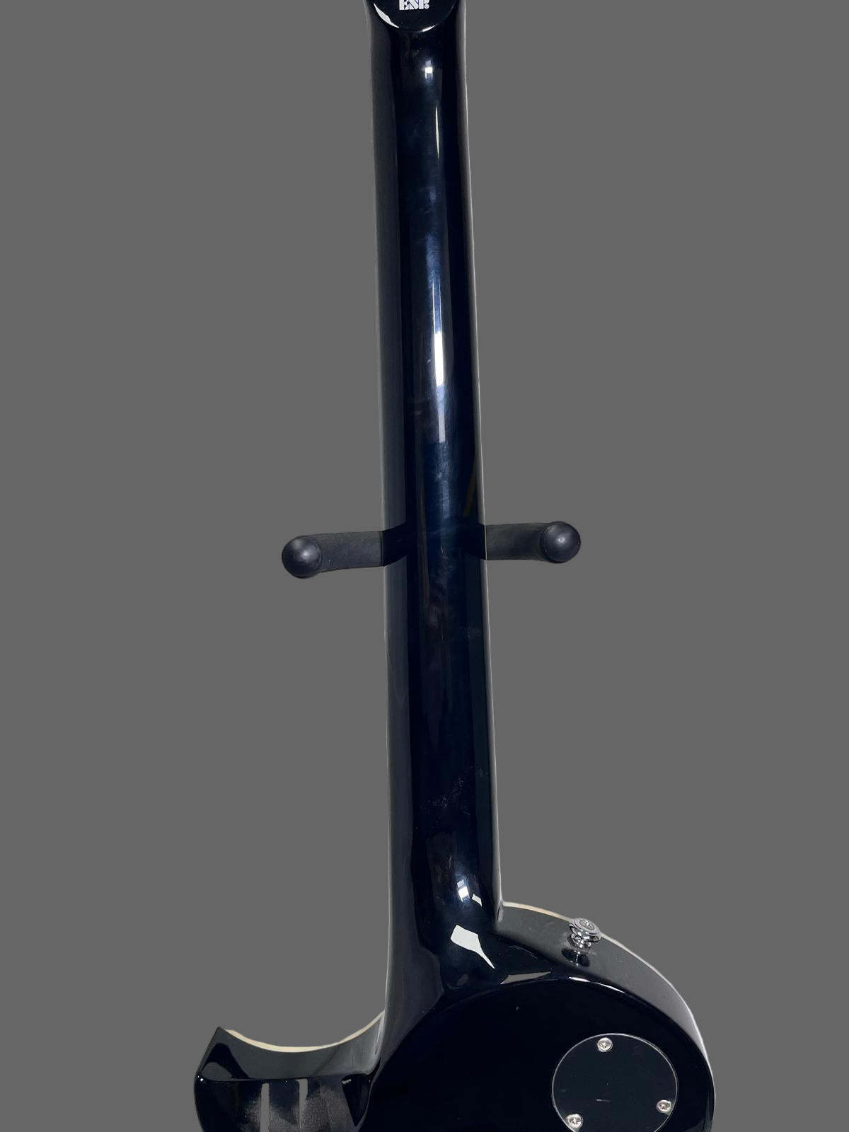 Used ESP LTD Deluxe w/evertune Bridge Black w Pearl Binding