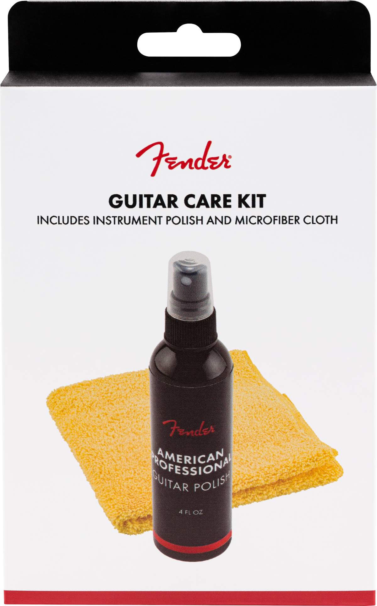 Fender 4 Oz Polish & Cloth Care Kit (2-Pk)