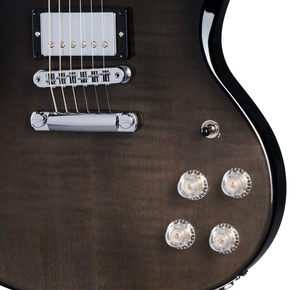 Gibson SG Modern Electric Guitar - Transparent Black Fade