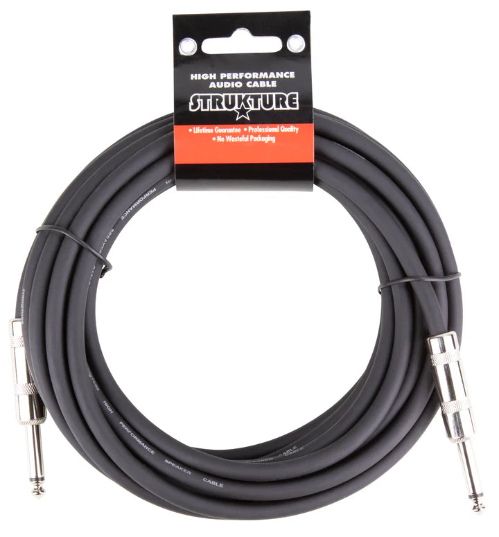 Strukture 20ft Speaker Cable, 16 gauge, 1/4" connectors