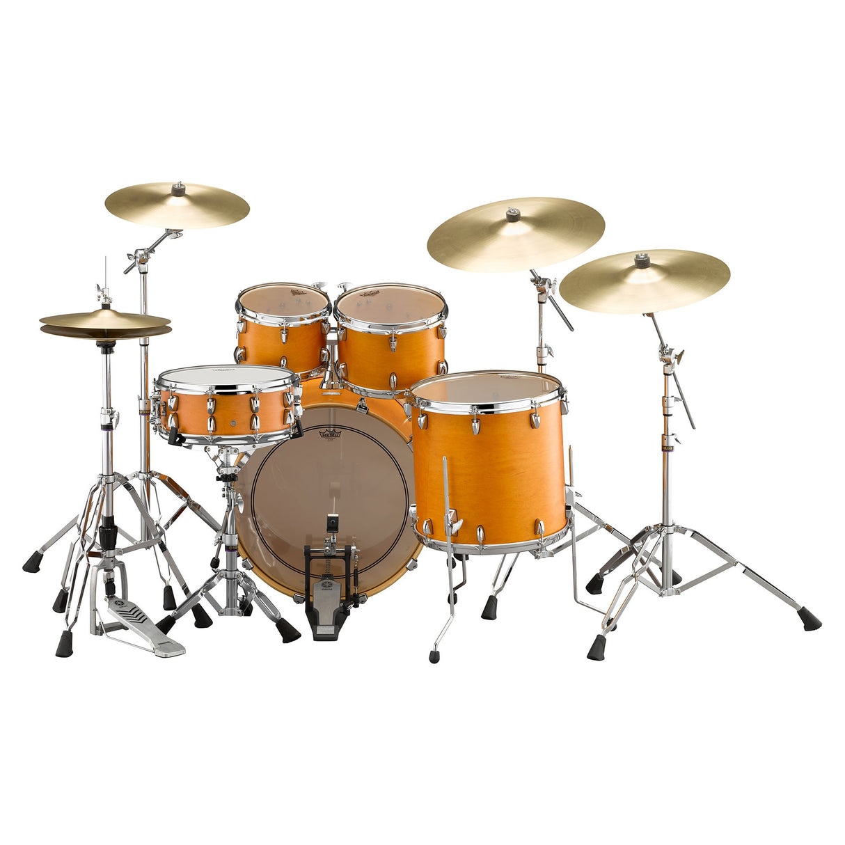 Yamaha Tour Custom 4 Piece Shell Pack - Butterscotch Satin (22 Inch Bass, 16" Floor) TMP2F4BTS